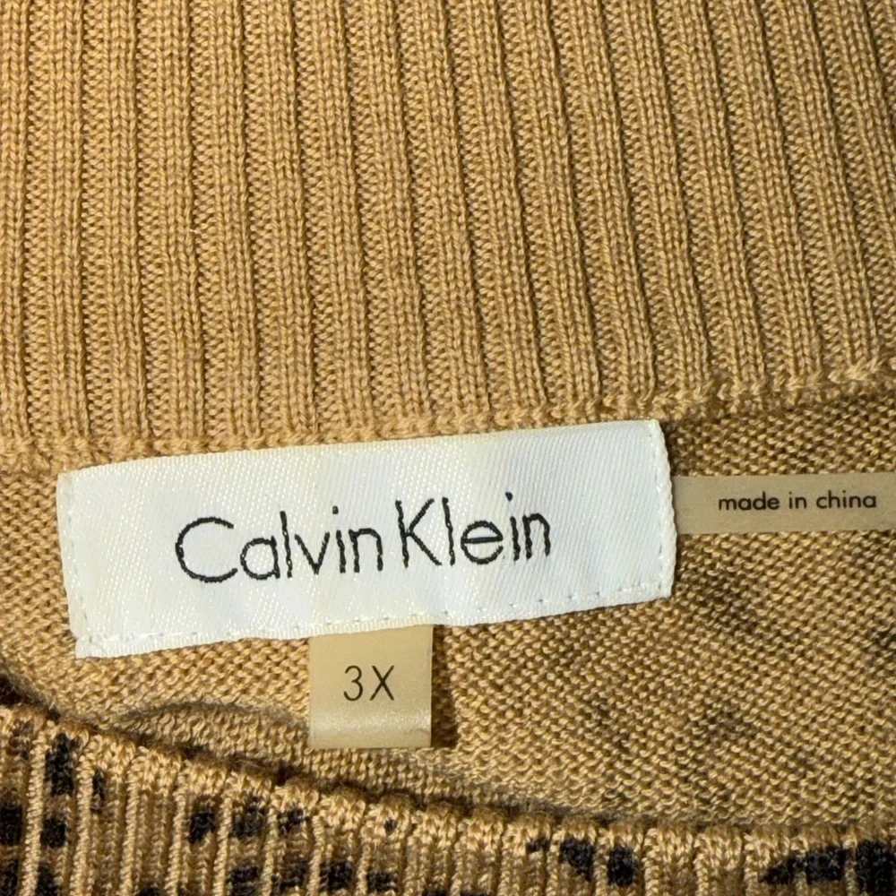 Calvin Klein Leopard Print Sweater